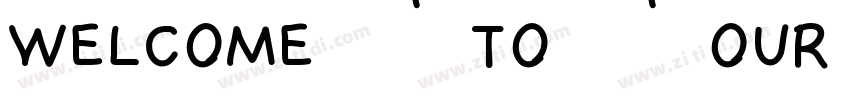 WELCOME TO OUR WEDDI字体转换